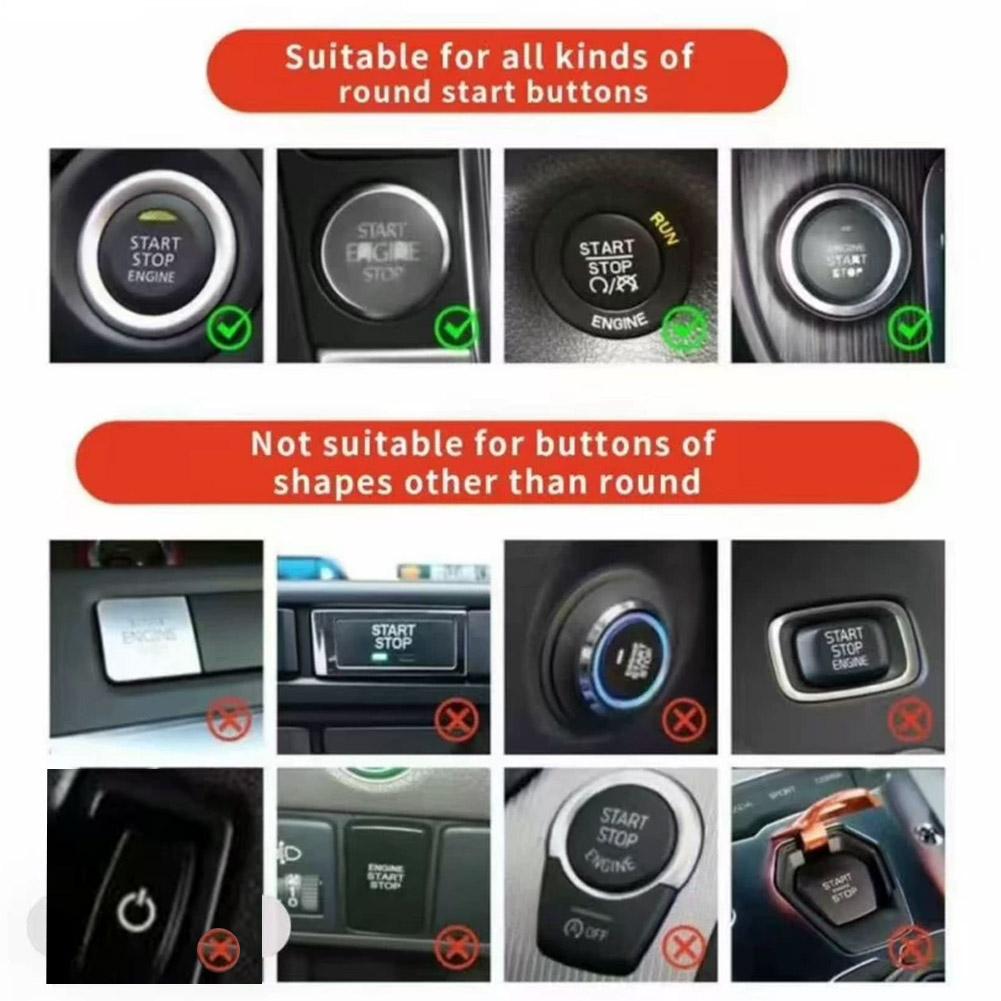 Car Start Button Cover Rocker Automotive Interior Accessory Joystick Gift New Car Retro Universal Decoration F7D6