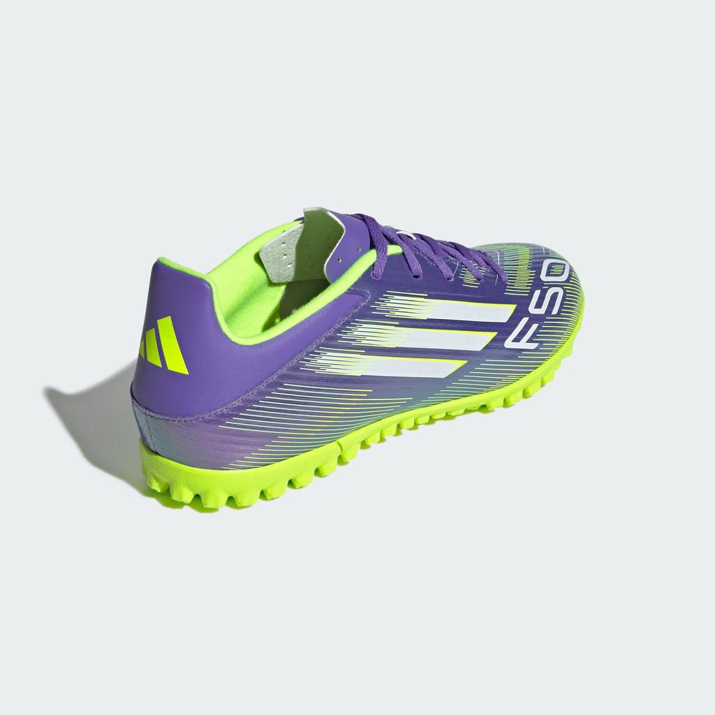 Adidas F50 Club TF NIL89 Futsal Purple Lemon Size Cm Shoes, Rush/Footwear White/Lucid (JI0026), 29.0