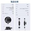 ULANZI TB15 Suction Cup Camera Car Mount with Magic Aluminum Alloy Car Mount 3kg Weight and Screw Holes for Easy Compatible with GoPro Hero DJI OSMO