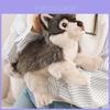 Wolf Plüschtier Tierfigur Mit Kurzflor-Material Für Kinder Und Erwachsene