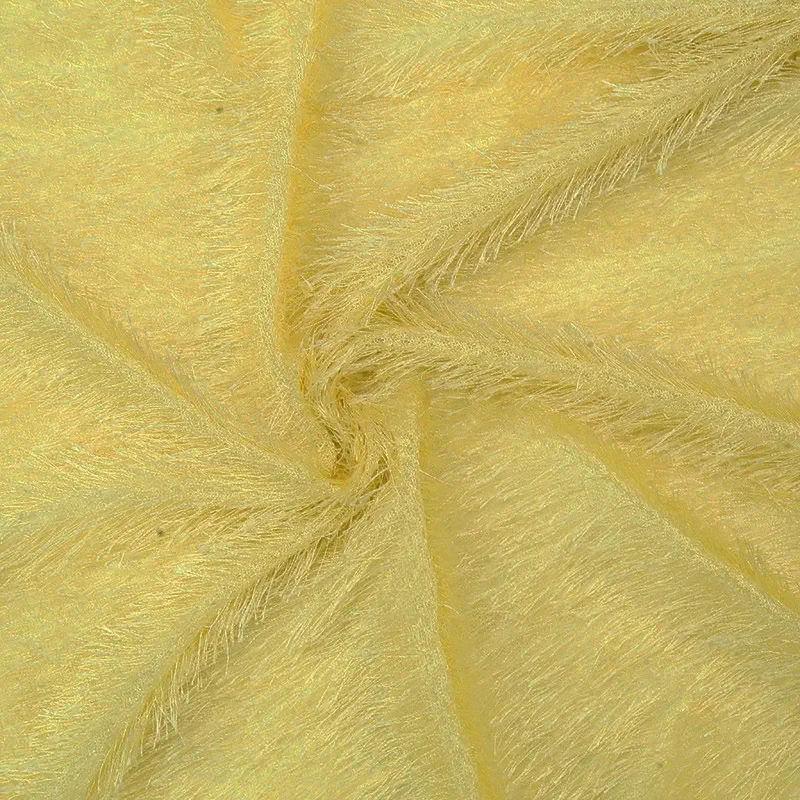 1 Yard Velvet Tassel Feather Mesh Fabric for Diy Sewing, Party Stage Performance, Background Fabric, and Display Tablecloth