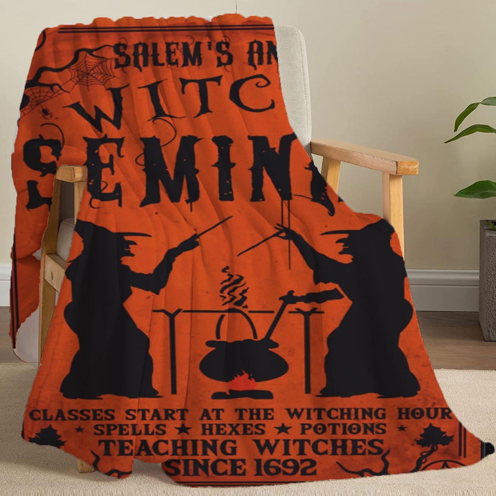 

Ведьмин Плед Хэллоуин Покрывало Ведьма Фланелевый Шерстяной Плед Диван Кровать Кресло Украшение Хэллоуин Декоративный Плед One Size
