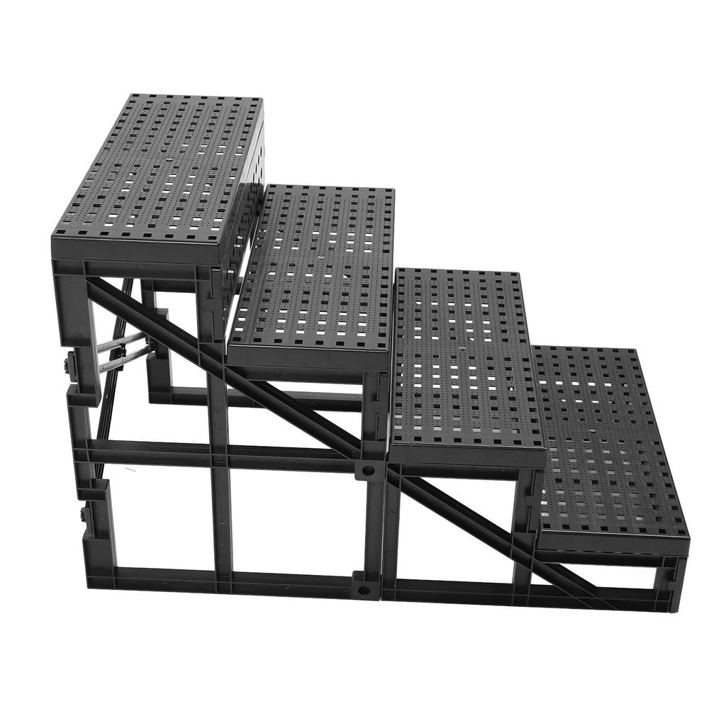 Schody pro psy, protiskluzové schody pro psy, nastavitelná výška, skládací schody pro domácí mazlíčky, pro vysoký pelech a...