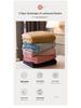 Double-Layer Thickened Flannel and Lamb Fleece Blanket with Solid Color and Custom Logo
