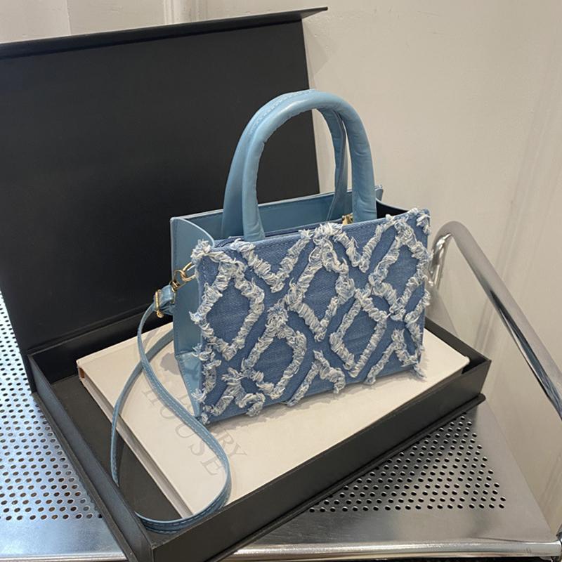 Fashion Women Bags New Fashion Denim Messenger Bags Trend Luxury Designer Versatile Women's Handbags
