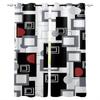 Rectangle Black And White Blackout Curtains For Living Room Window Curtains For Bedroom Kitchen Curtains Drapes Blinds