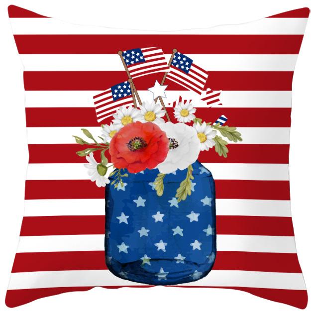 New Peach Leather Velvet Printed Pillowcase Car Sofa Festive Decoration Pillowcase