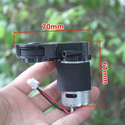 Sweeping Robot Brush Gearbox with Motor and Pulley Assembly