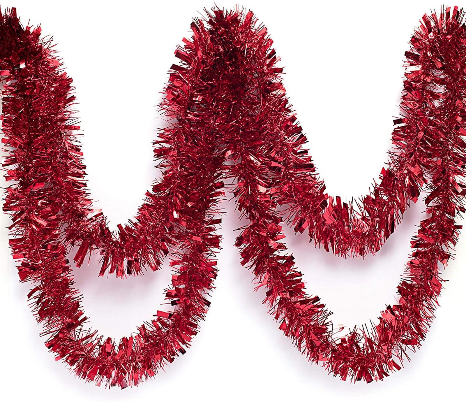 

Праздничные декоративные шерстяные полоски используются для рождественских украшений в помещении или на открытом воздухе. One Size красный