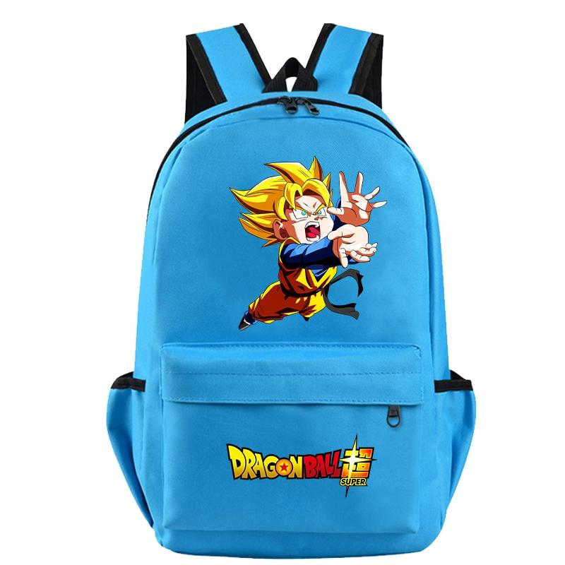 Anime Dragon Ball Printed Boy Girl Schoolbag Student Boy Girl Schoolbag Document Bag Children Teenager Breathable Bagpack Waterproof School Bag