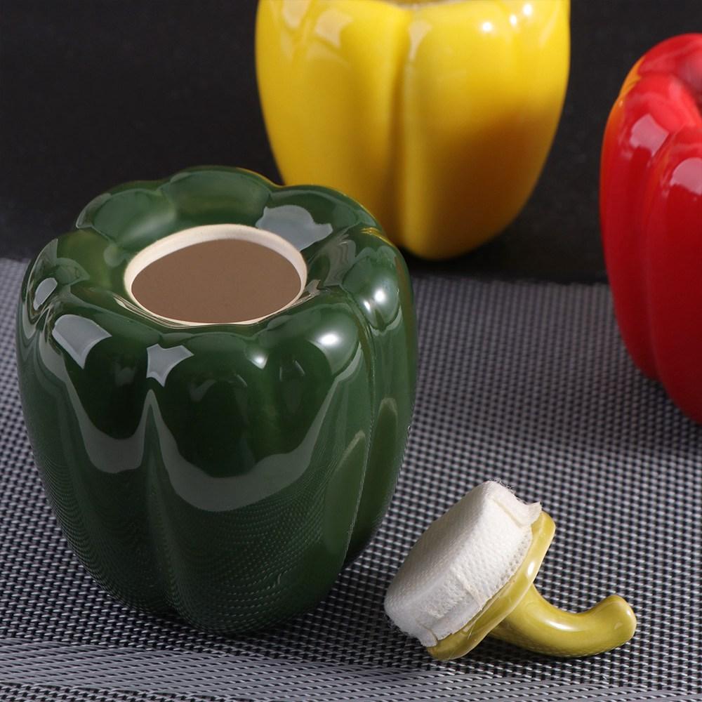 Moisture-proof Strawberry Tea Storage Creative Coffee Container Ceramic Tea Caddies Sealed Jars