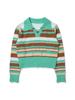 BBC EARTH W Eco Tactel Striped Knit_Green