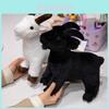 Schattige Kleine Berggeit Pluche Pop Knuffeldier Speelgoed Zacht Speelgoed Populaire Zwart-Witte Schaap Zodiac Schaap Bulkbestelling