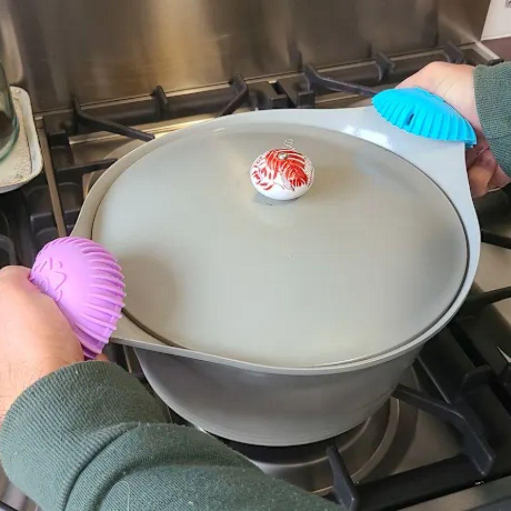 Multifunctional Magnetic Scrubber Easy To Use Cleaning Brush Wire Hrush Handle  kitchen Sccessories