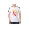 Adidas Animal Print Alphabet Breathable Casual Sports Short Sleeve T-Shirt Men Tops White GK1551