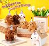 6-36 Pcs 4.7Inch Puppy Stuffed Animals Bulk with Hat Card Paper Boxes Adopt A Puppy Party Favors Kids Stuffed Dogs Birthday Gift