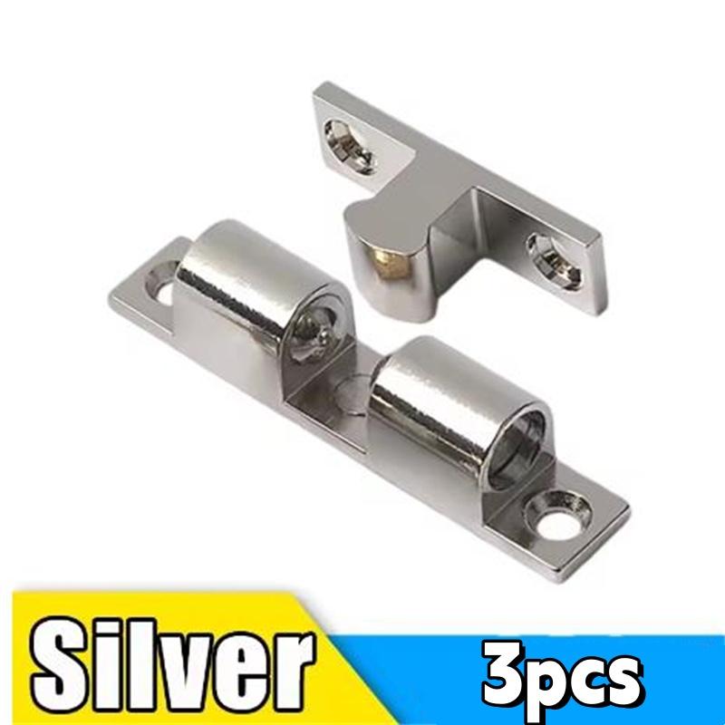 

Оптові меблі Дверна кулькова засувка Латунь Подвійний ролик Пружинний кульковий фіксатор Засувки Дверцята шафи Гардеробна Регульована засувка натягу S