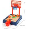 Non-Toxic Desktop Basketball Game Finger Sports Competition Toy Finger Basketball Mini Shooting Machine Portable Desktop Game Toy Gifts
