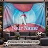 Wall Hanging Tapestry Custom NameHarry Styles Pattern Personalized Printed Fabric Wall Decor