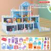 Diy Doll House Children Dream Princess Big Castle Villa Birthday Gift Play House Toys