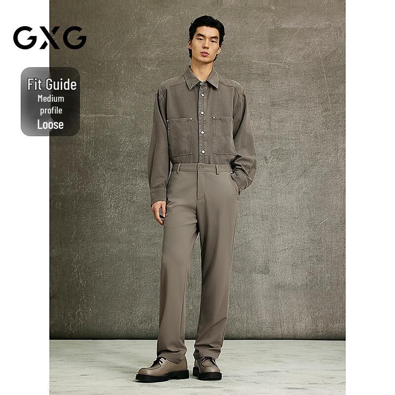GXG Men's Casual Fashion Denim Shirt Jacket