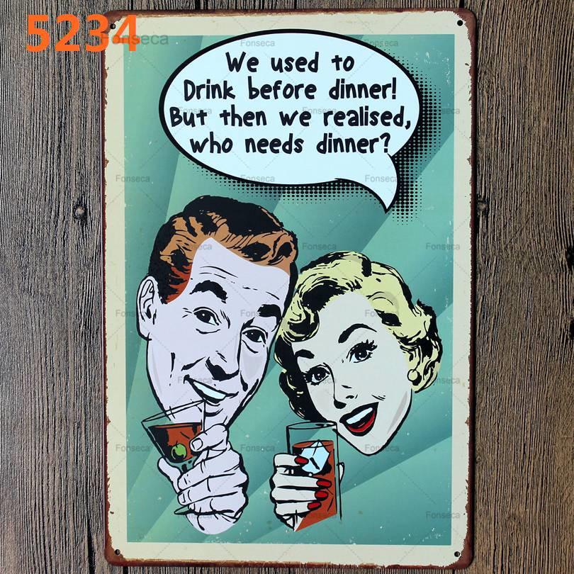 Beer Week Cerveza Vintage Metal Tintin Signs Vodka Retro Plaque  Wall Bar Home Rtrestaurant Decor Cuadros  30X20CM A-5517