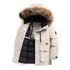Herren 90% Daunen Winterparka mit Pelzkragen 2025