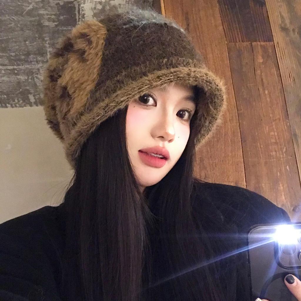 Wool Yarn Beret Hat For Women Warm Knit Fall Winter Fashion Casual