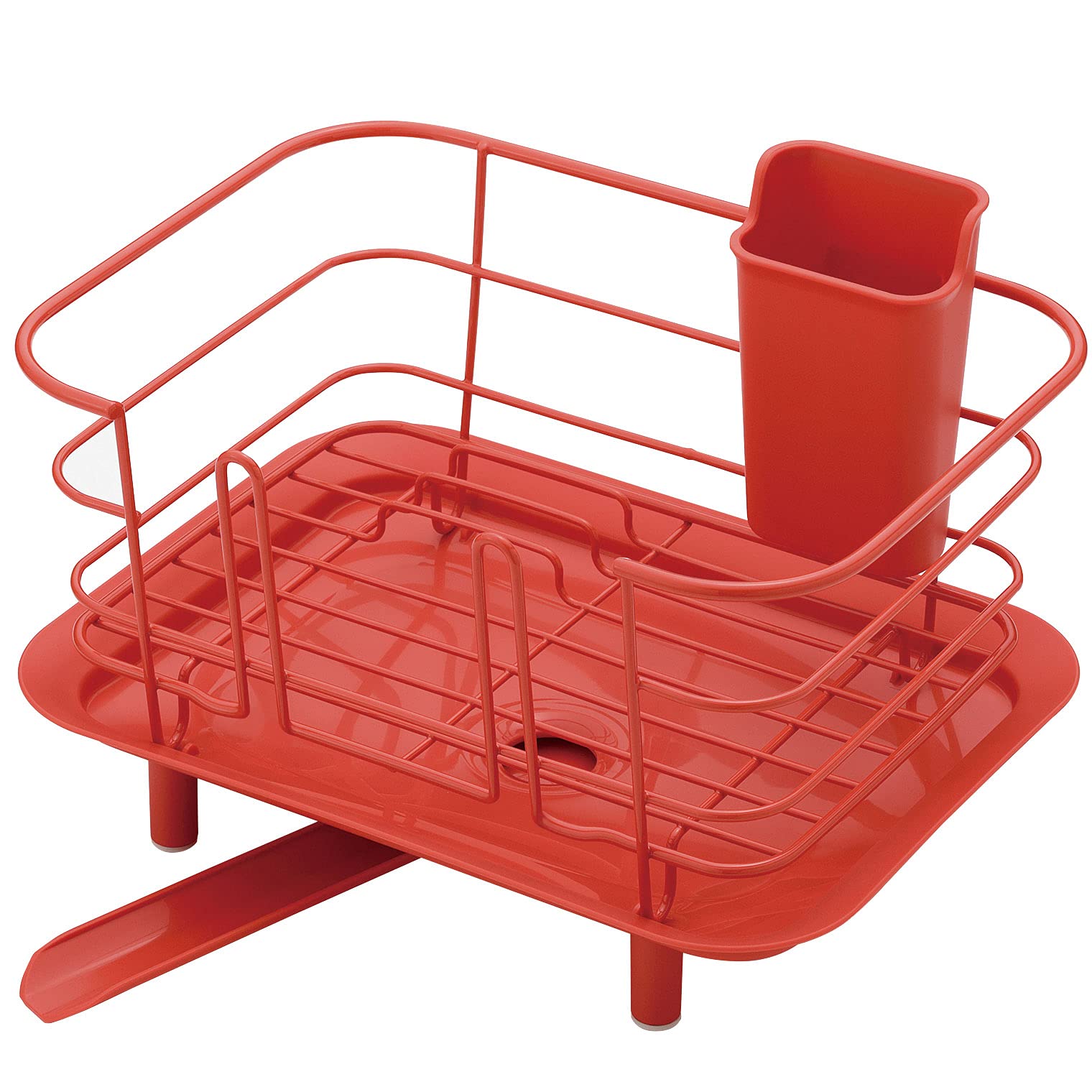 

Liberalista Mini Wire Dish Drainer, Red, W29.5 x D22 x H20.5cm