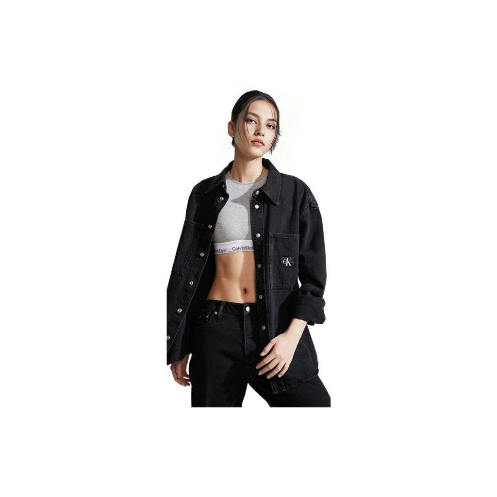 Calvin Klein Nowoczesny top tankowy z nadrukiem listu 'Attraction', body, biustonosz, damska bielizna, kokosowoszary QF7200ADP7A