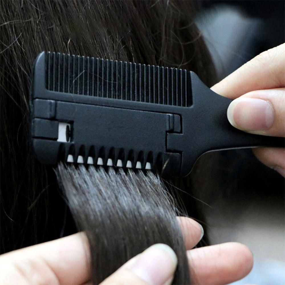 Hair Styling Hair Trimmer with Razor Blades Thinning Comb Hairdressing Tool Hair Cutting Comb