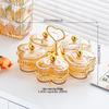 Heart-Shaped Dustproof Dried Fruit Tray - Living Room Coffee Table Snack Box & Storage Bowl