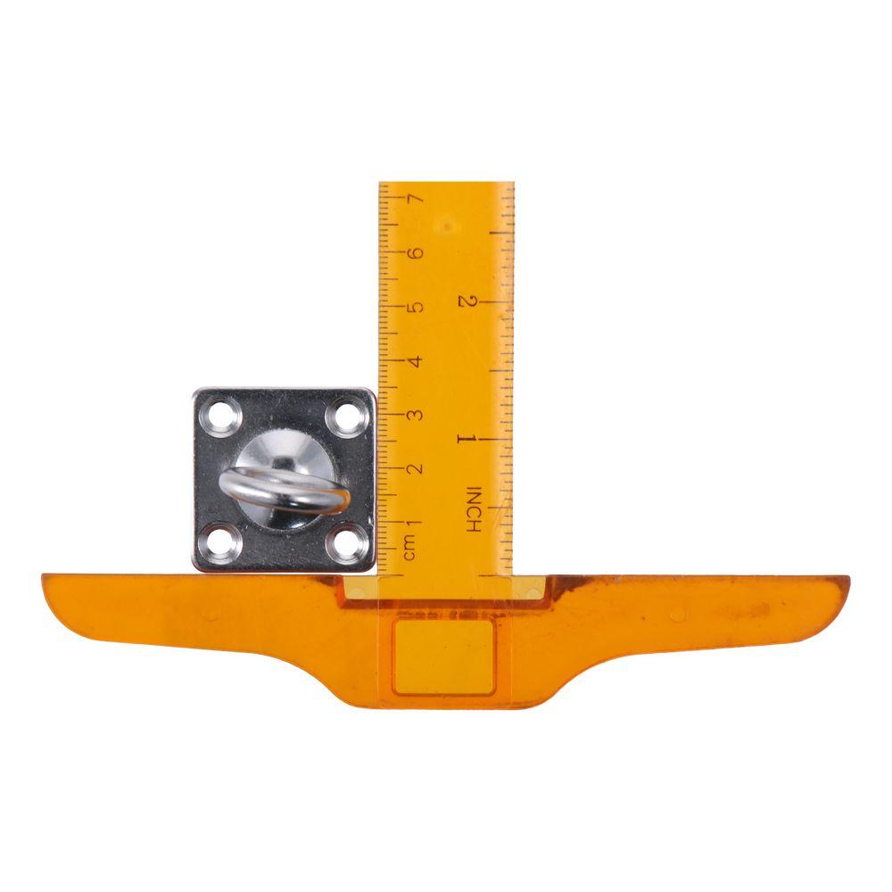 Stainless Steel Rotating Ceiling Hooks Pad Silver U Hooks for Seawater Anti Ability Ceiling Hooks