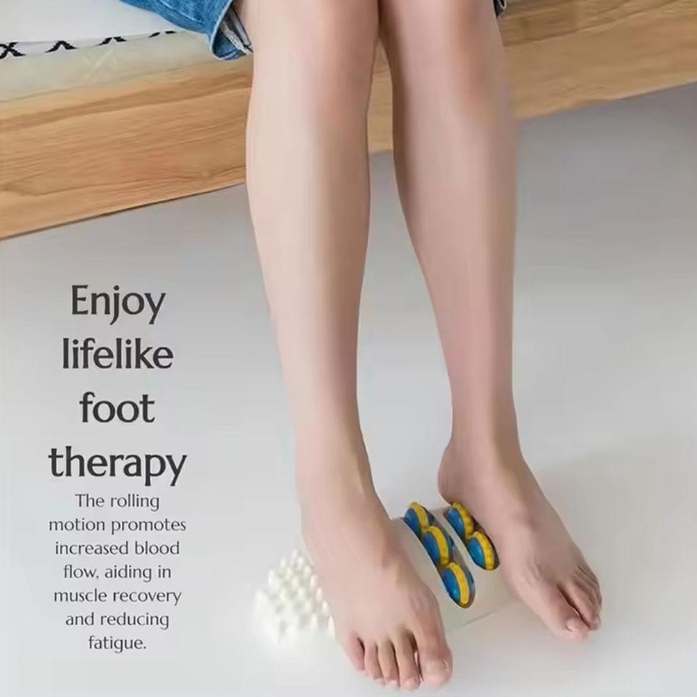 Foot Massager Roller Meridians Foot Acupoint Stimulation Pressure Plate Pain Relief Relax Roller Trigger Point Reflexology Tool