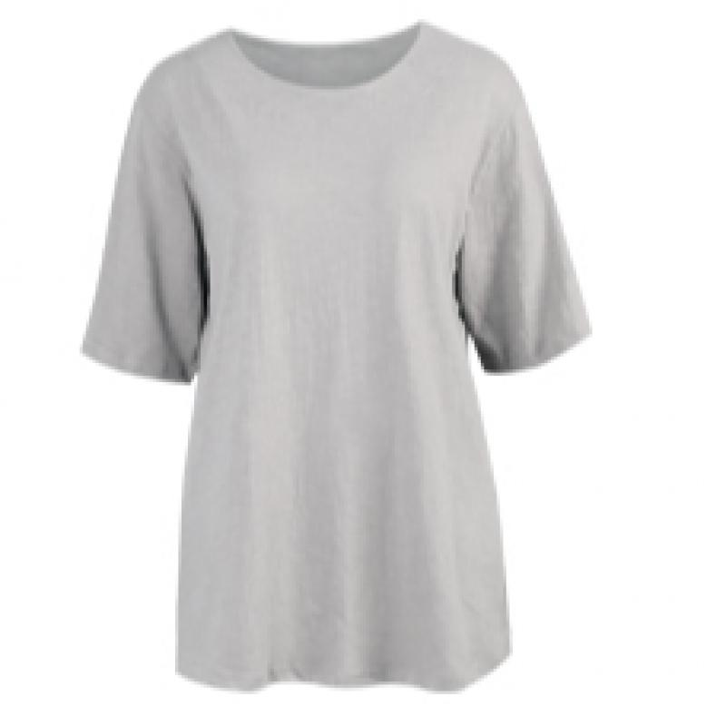 Shop Women S Simple Slim Solid ShorT Sleeve T ShirT whiTe Dai wSh 0240