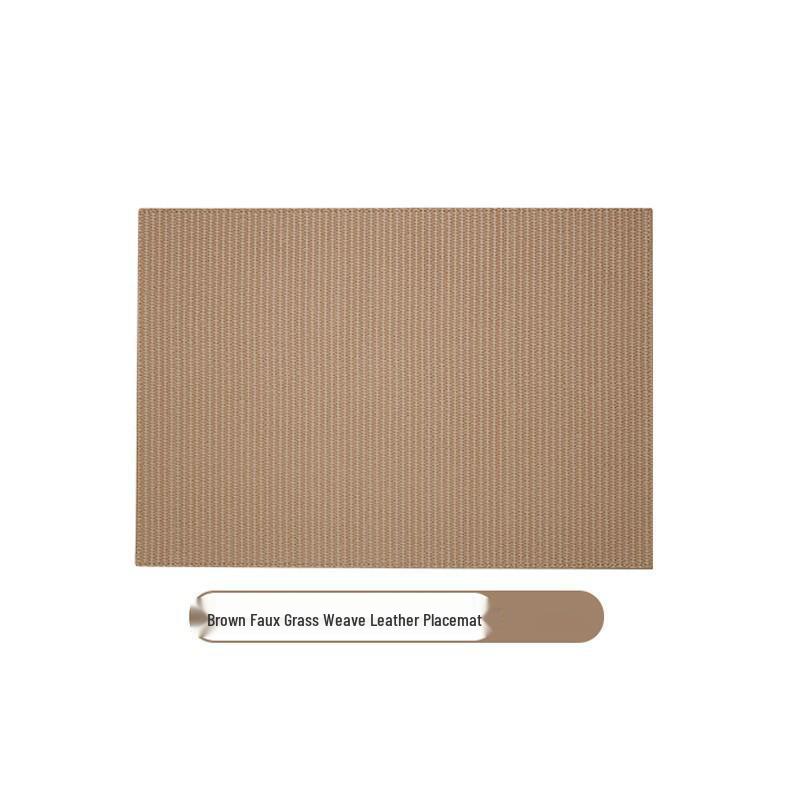 Luxury Waterproof Oil-Proof Chinese Table Mat for Home, Hotel, or Restaurant - Heat Insulation, Modern Design.