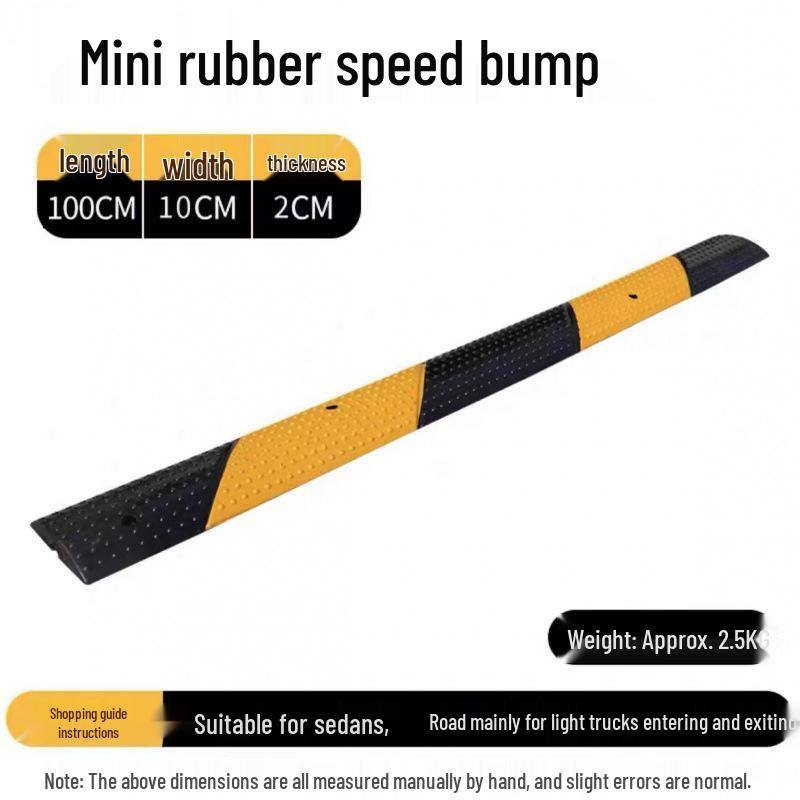Rubber Speed Bump Cast Iron Ramp Plate