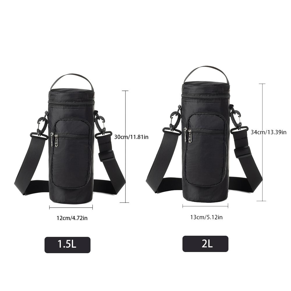 Refrigerated Bags Oxford Cloth Insulated Water Bottle Storage Bag Suitable for Summer Travel Hiking-Climbing