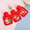 Leak-Proof Christmas Hot Water Bag Cartoon Hand Warmer Mini Hot Water Bottles  Keeping Warm