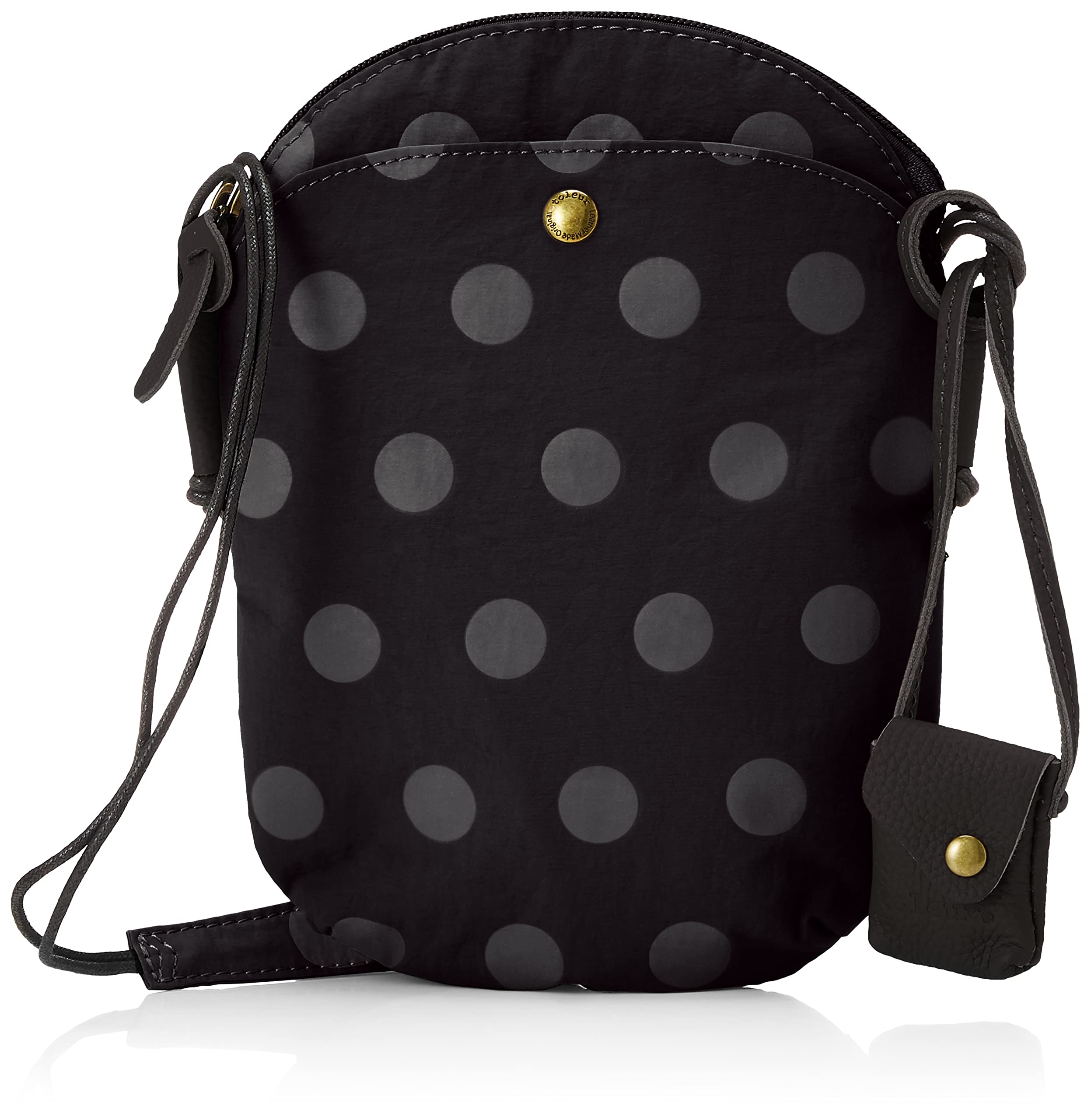 

Мини Сумка-Мессенджер Нейлон Кожа Мини Сумка-Мессенджер для Женщин BK [Tora] Горох/Корова 11859-BK (черный)