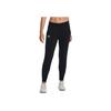 Under Armour Logo Print Elastic Waistband Sports Pants Women Bottoms Black 1373064-001