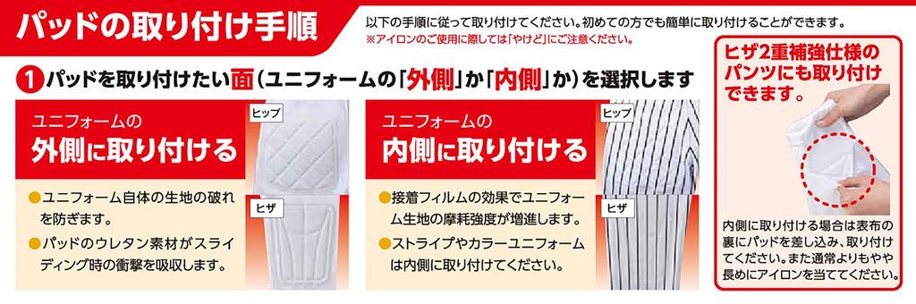 ZETT Youth Baseball Sliding Pad Knee PA11JK White (Iron Type, Pad)