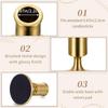European-Style Black Gold Candlestick: Modern Romantic Table Decor & Photography Prop for Christmas