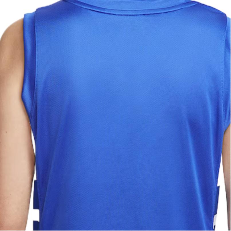 Nike Dri-Fit Elite Power Fashion Versatile Comfortable Solid Color Basketball Jersey Women Tops Blue IM9814-449