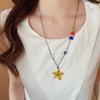 Starfish Ceramic Fish Pendant Ocean Sea Series Boho Ethnic Necklace Fish Starfish Necklace  Girls