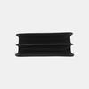 [Gebraucht] Tb Kleine Schwarze Leder Geprägte Tb Schultertasche Crossbody Tasche Goldene Beschläge Abnehmbarer Riemen - Ausgezeichnet #1BWBCE