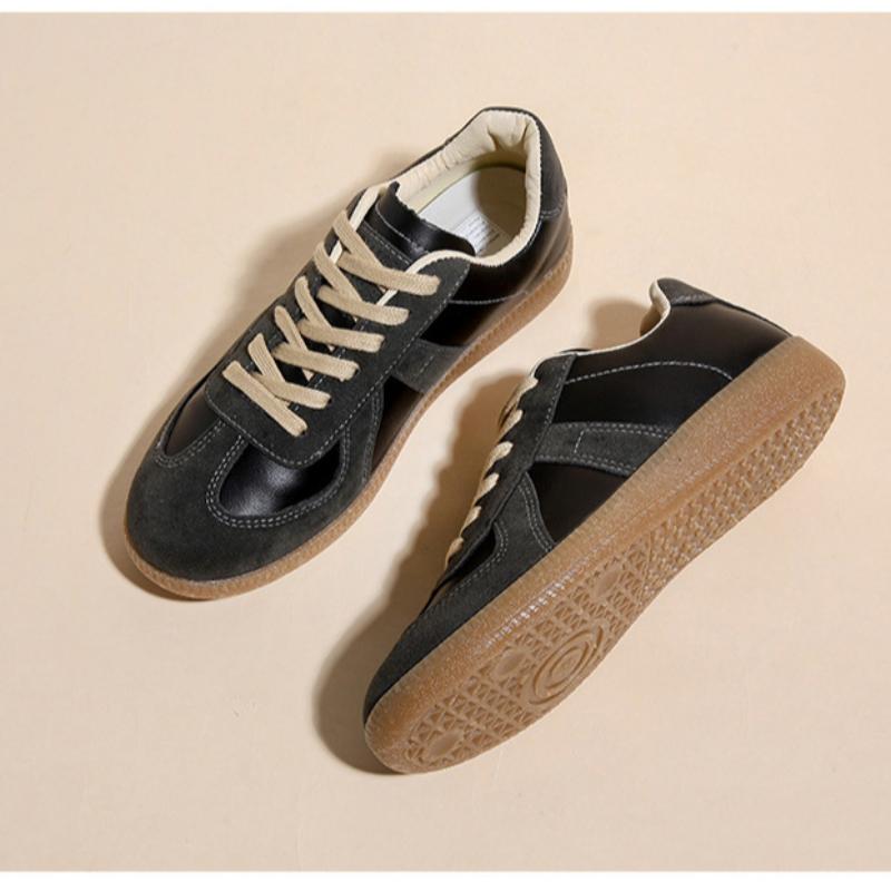 Outdoor Men Women Genuine Leather Casual Walking Shoes Male Leisure Jogging Sneakers Mujer Man Female Tennis Trainers