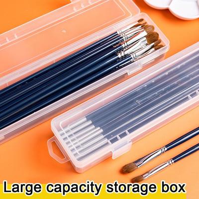 Large Capacity Storage Box Plastic Pencils Case New Pen Box  Drawing