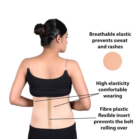 Wonder Care Bauchgurt zur Bauchstraffung nach der Entbindung, postoperativ, Kompressionsgurt, verstellbar mit Klettverschluss (S)