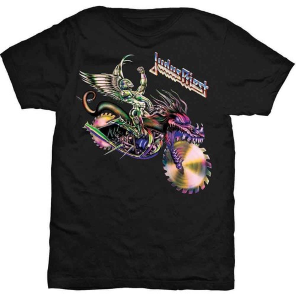 Judas Priest Painkiller Black Retro Mens TShirt Loose Fit Pure Cotton Unisex Streetwear Top graphic t shirts vintage t shirt